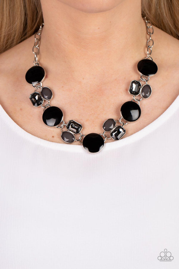 Dreaming in MULTICOLOR - Black Necklace