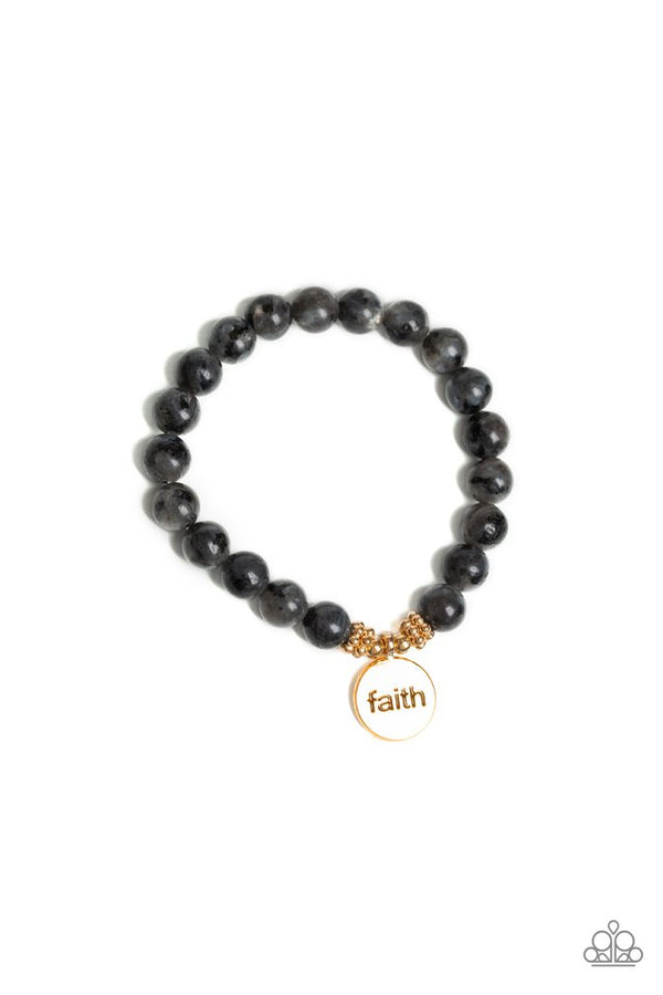 FAITH It, Till You Make It-Black Urban Bracelet