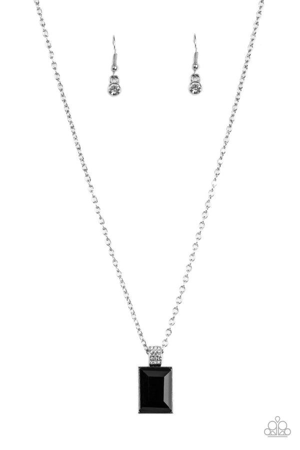 Understated Dazzle - Black Necklace