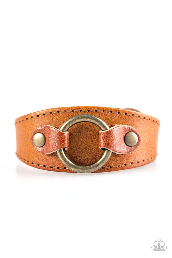 Western Wrangler - Brown Urban Bracelet