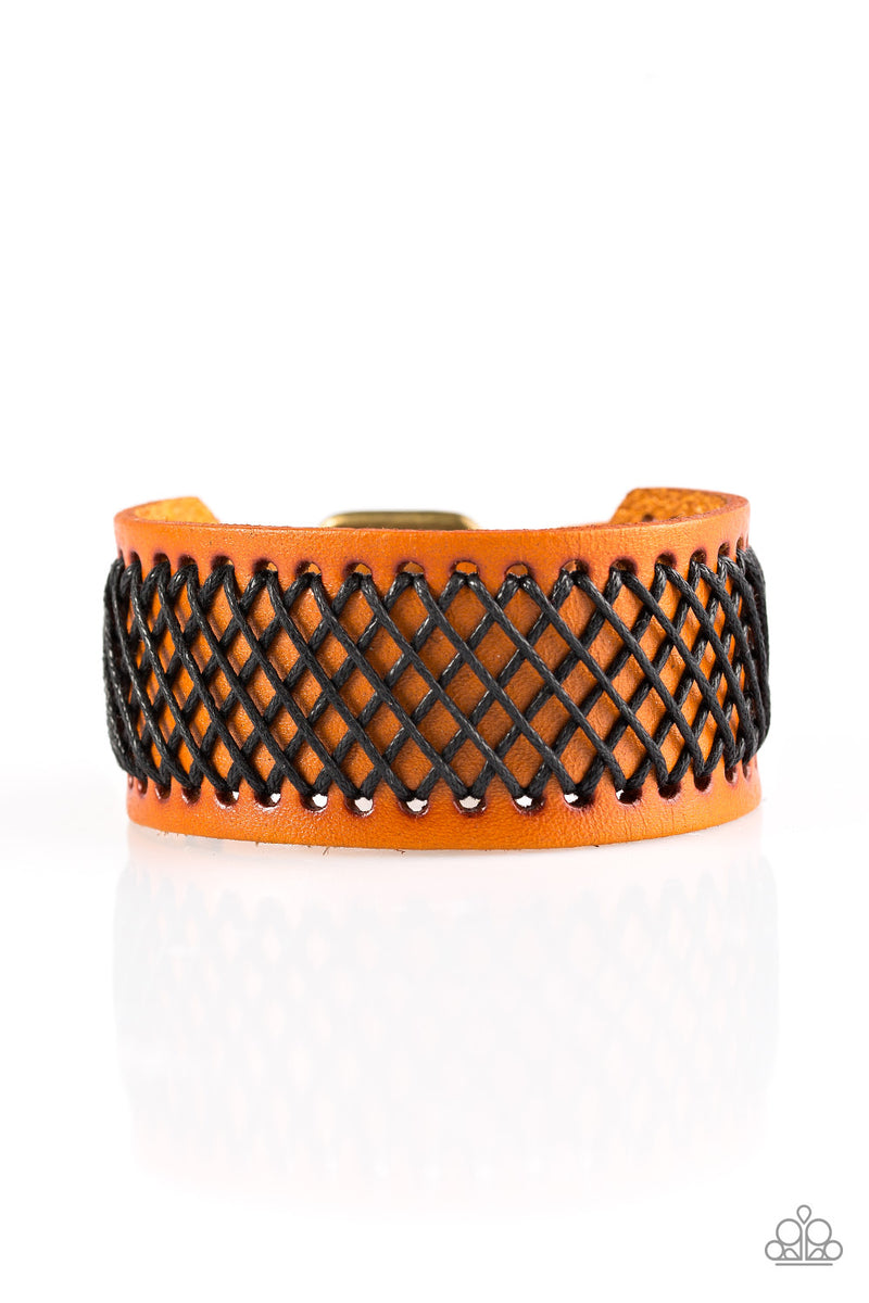 Cross The Line - Brown Urban Bracelet