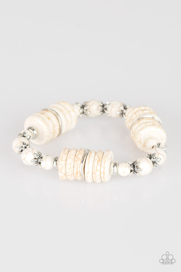 Sagebrush Serenade - White Bracelet