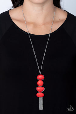 Hidden Lagoon - Red  Necklace