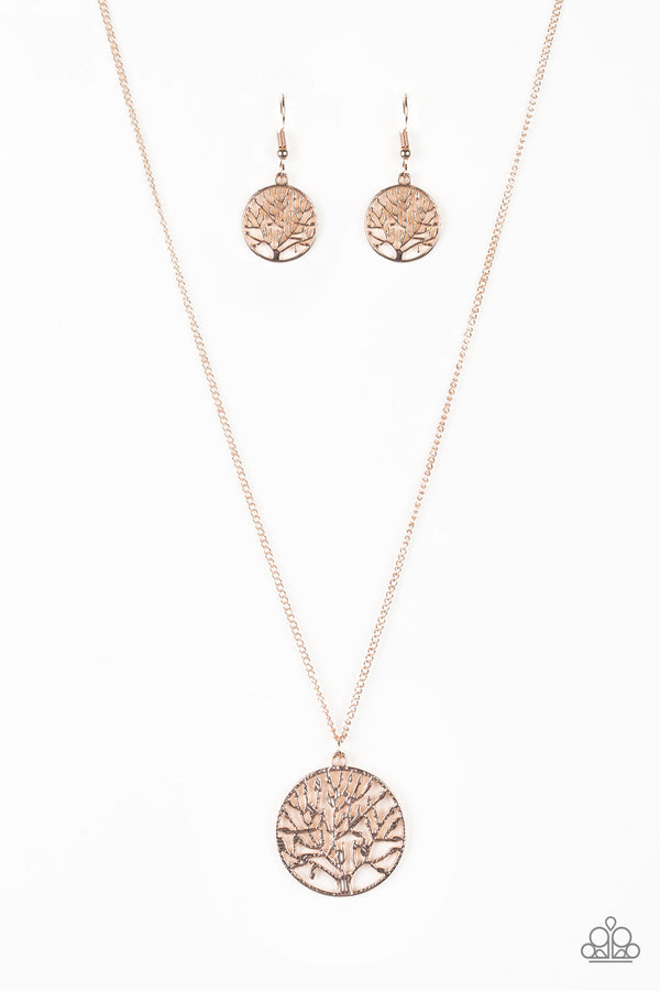 Save The Trees - Rose Gold Necklace