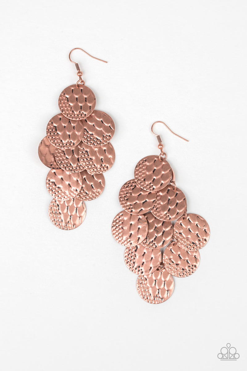 The Party Animal - Copper Earrings