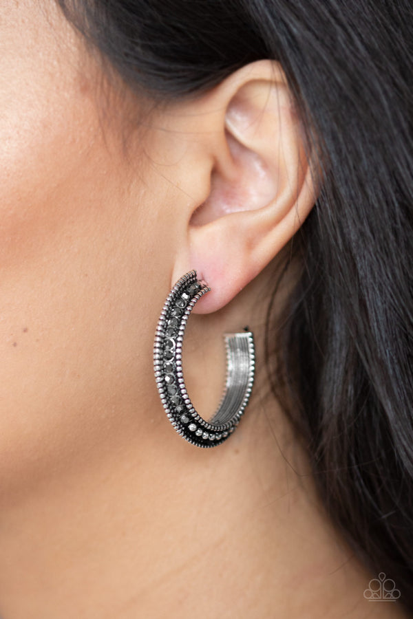 Retro Reverberation - Silver Earrings