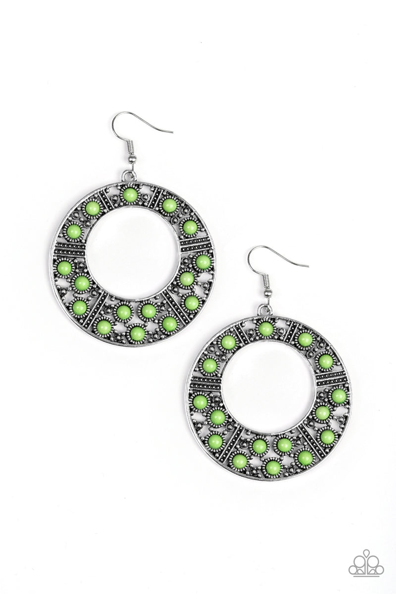 San Diego Samba - Green Earrings