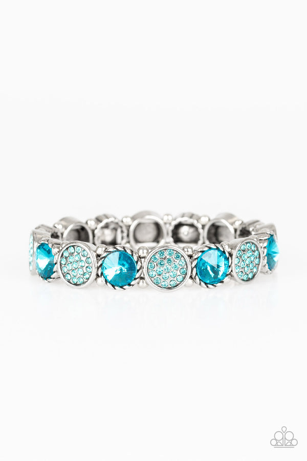 Take A Moment To Reflect - Blue Bracelet