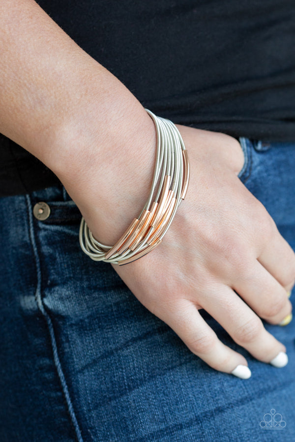 Stretch Your Boundaries - Silver Bracelet