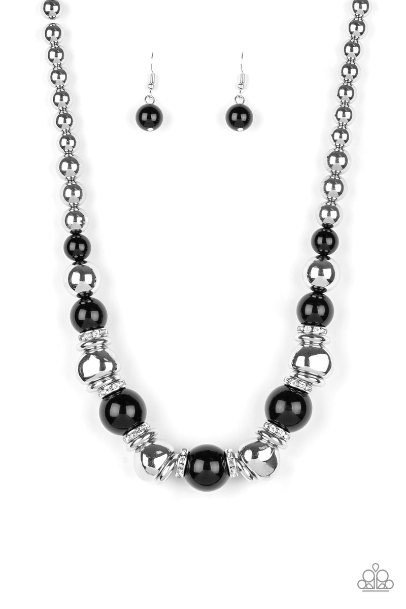 Hollywood HAUTE Spot - Black Necklace