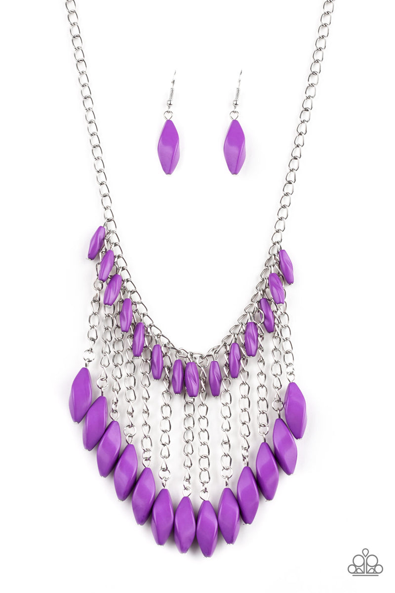 Venturous Vibes - Purple Necklace