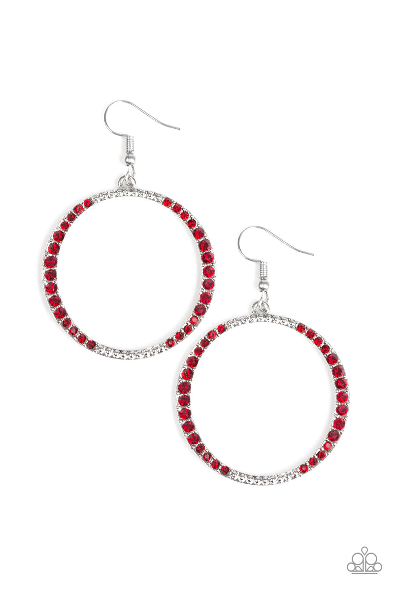 Risky Ritz - Red Earrings