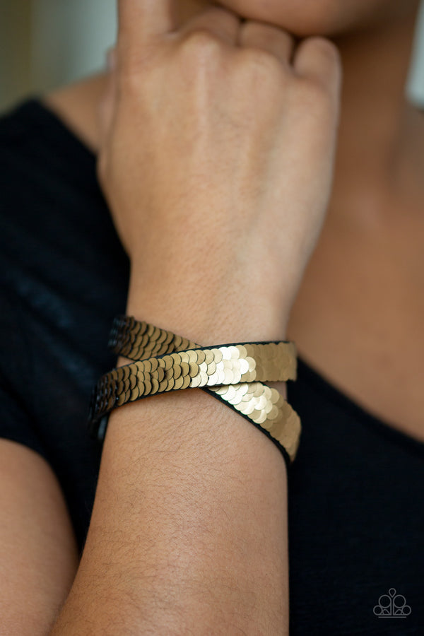 Under the SEQUINS - Gold Bracelet