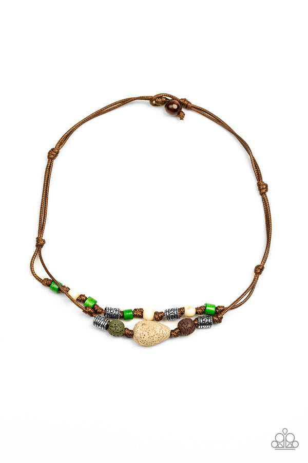 Tiki Trek - Green Urban Necklace