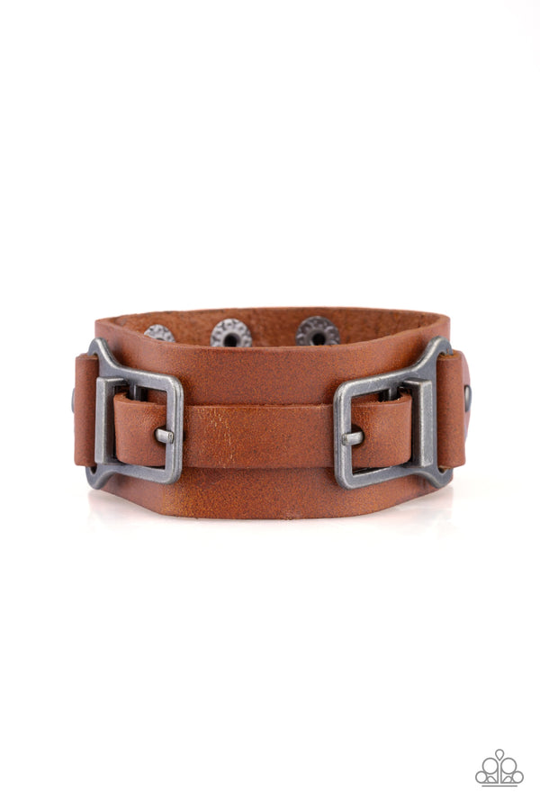 Scout It Out - Brown Urban Bracelet