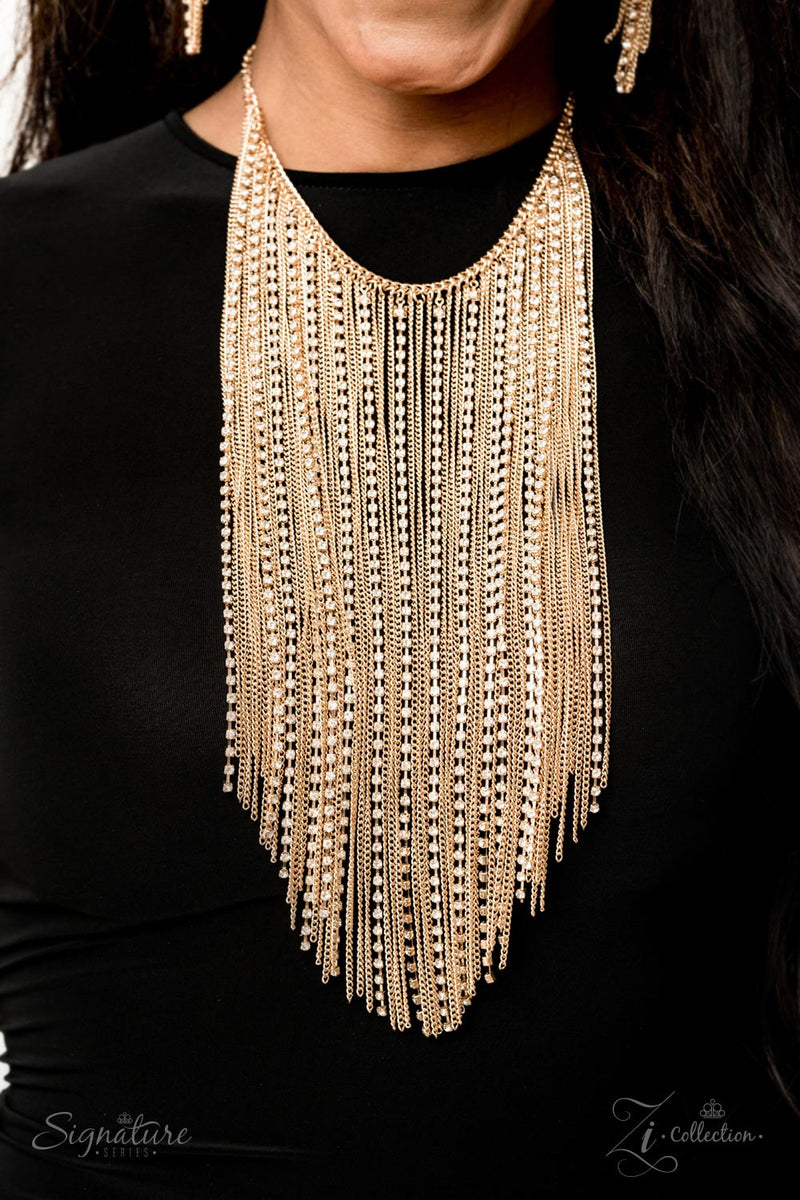 The Ramee - Gold Zi Collection Necklace