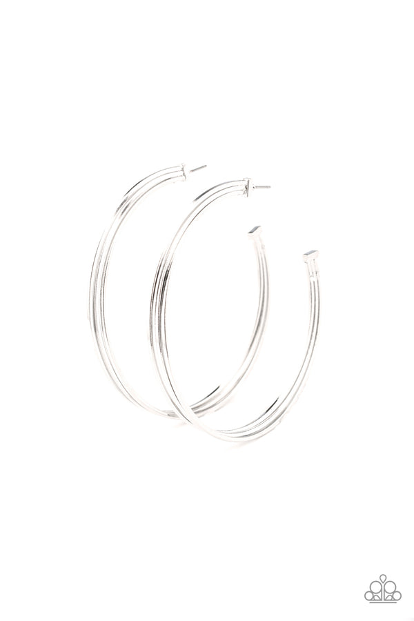 Wheelhouse - Silver Hoop Earrings