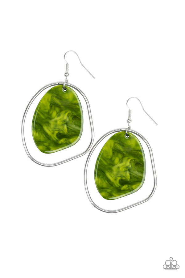 HAUTE Toddy - Green Earrings