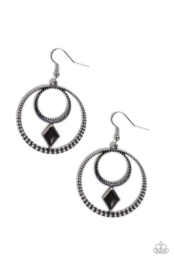 Tuscon Tribute - Black Earring