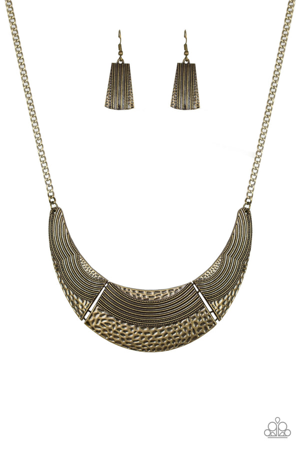 Utterly Untamable - Brass Necklace