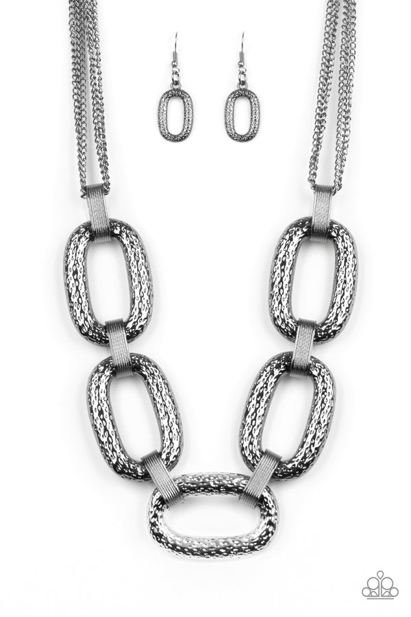 Take Charge - Gunmetal Necklace