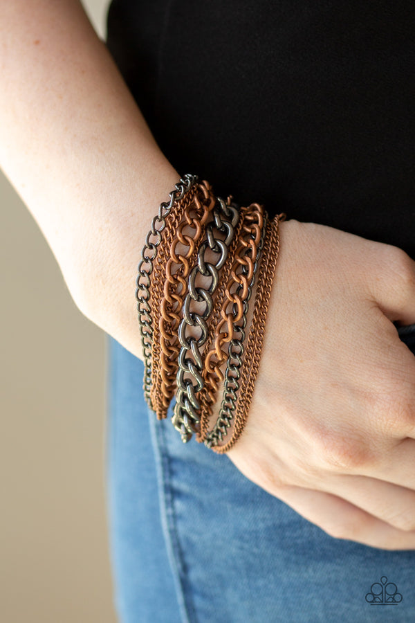 Metallic Horizons - Copper Bracelet