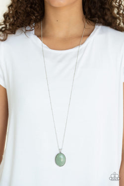 Peaceful Glow - Green Necklace