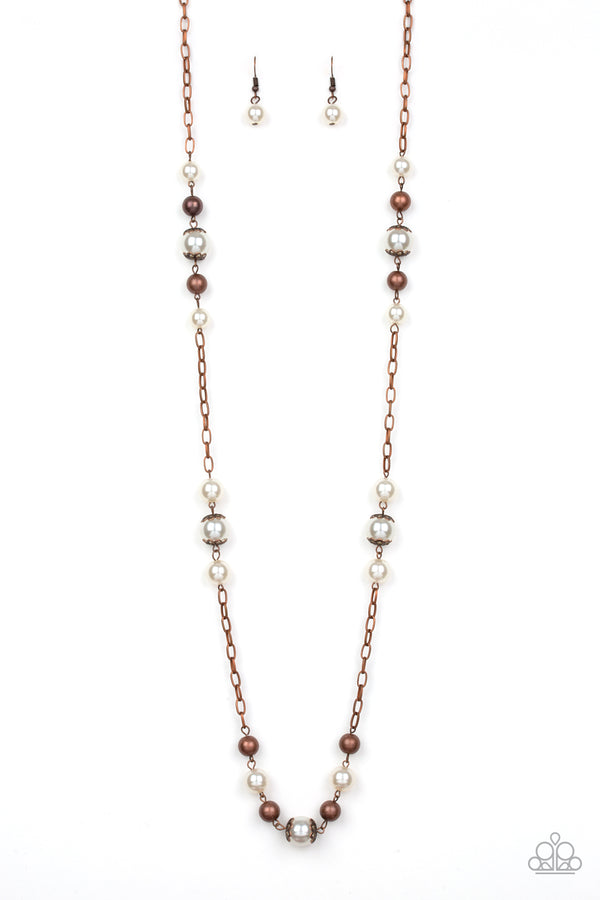 Wall Street Waltz -Copper Necklace