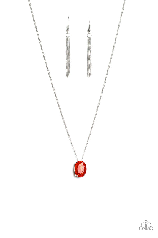 Extra Ice - Red Necklace