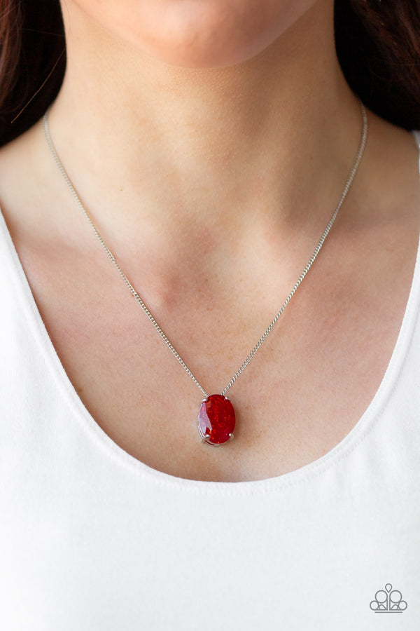 Extra Ice - Red Necklace