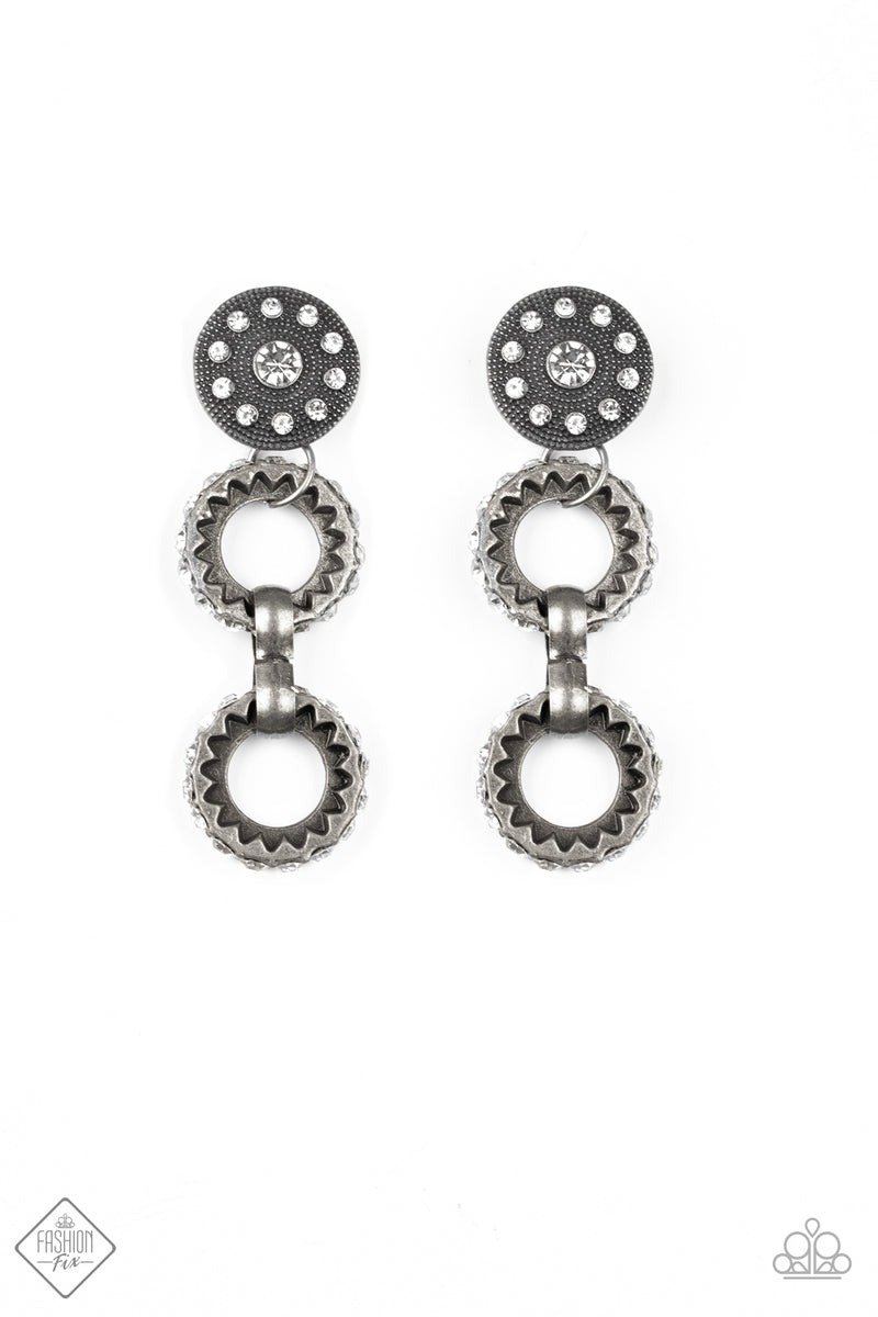 High Tech - Gunmetal Earring