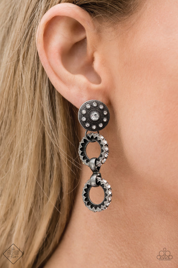 High Tech - Gunmetal Earring