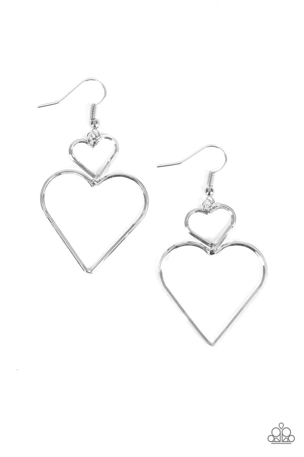 Heartbeat Harmony - Silver Earring