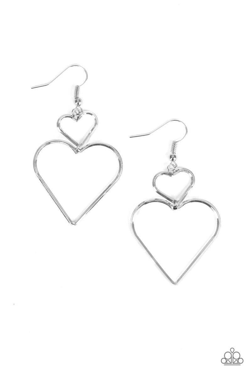 Heartbeat Harmony - Silver Earring