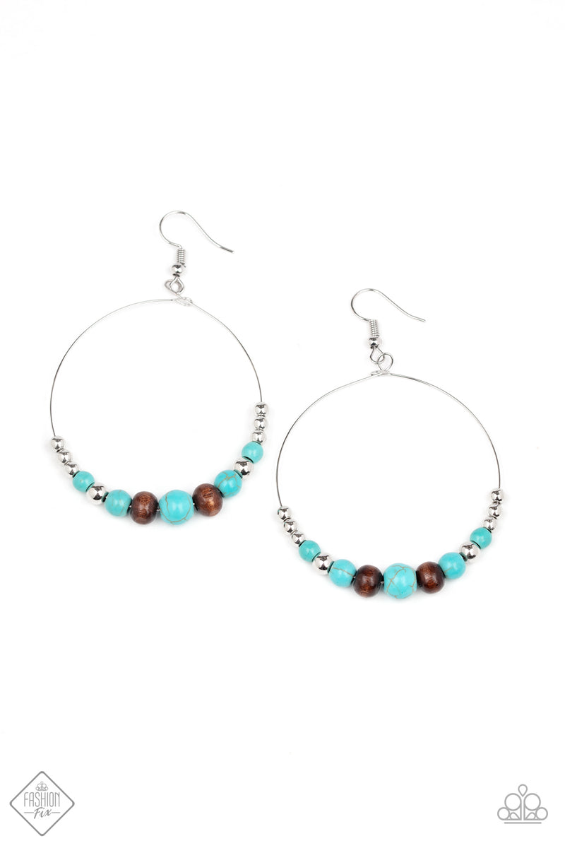 Serenely Southwestern - Blue Earrings