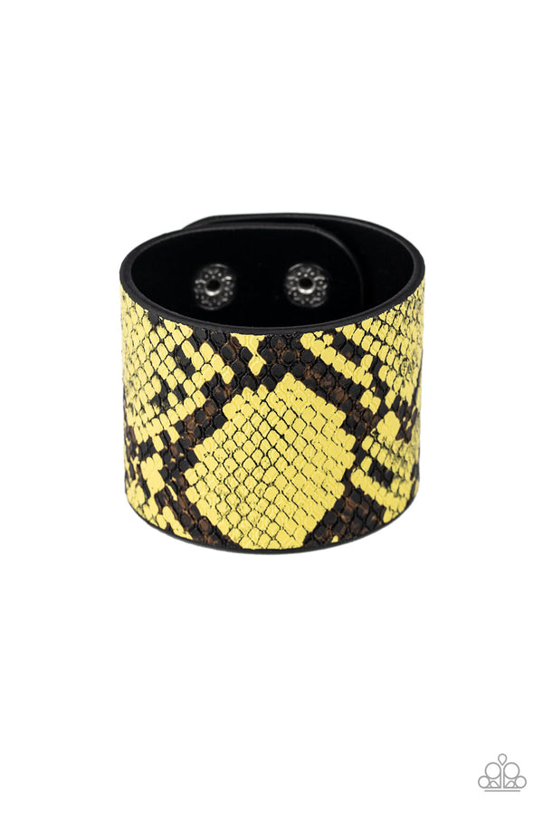 The Rest Is HISS-tory - Yellow Urban Bracelet