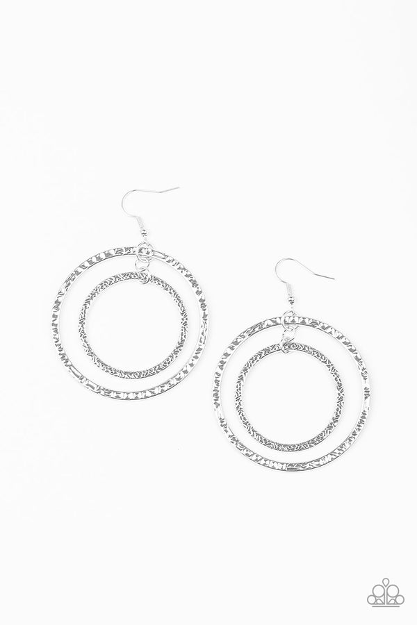 Fiercely Focused - Silver Earrings