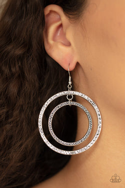 Fiercely Focused - Silver Earrings