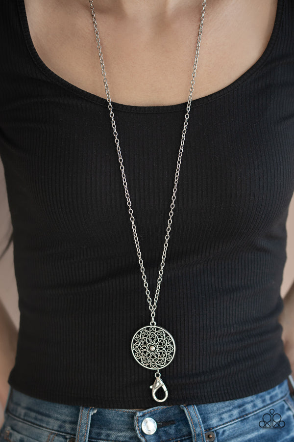 Mandala Garden - Silver Necklace