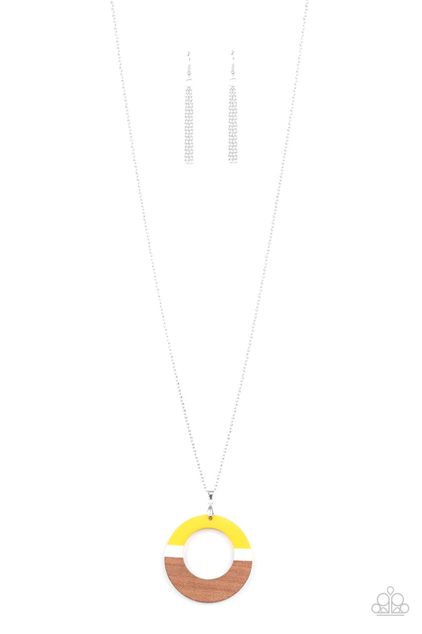 Sail Into Sunset - Yellow Necklace