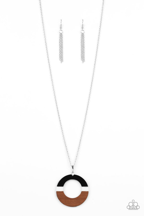 Sail Into the Sunset - Black Necklace