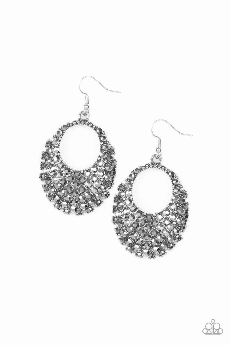 Fierce Flash - Silver Earrings