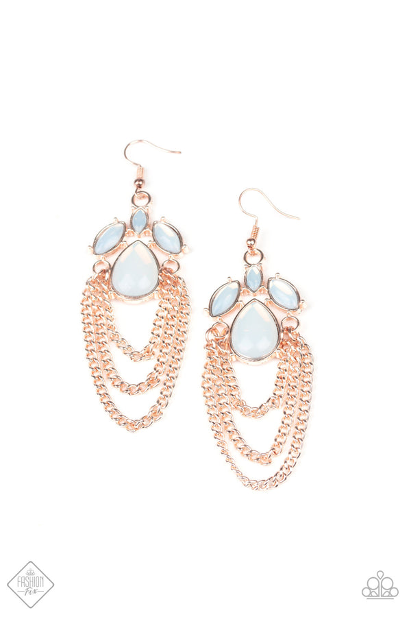 Opalescence Essence - Rose Gold Earrings