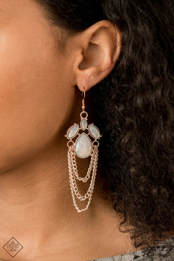 Opalescence Essence - Rose Gold Earrings