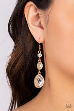 Dripping Self-Confidence - Gold Earrings