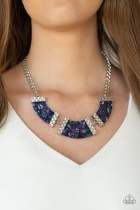 HAUTE Blooded- Purple Necklace