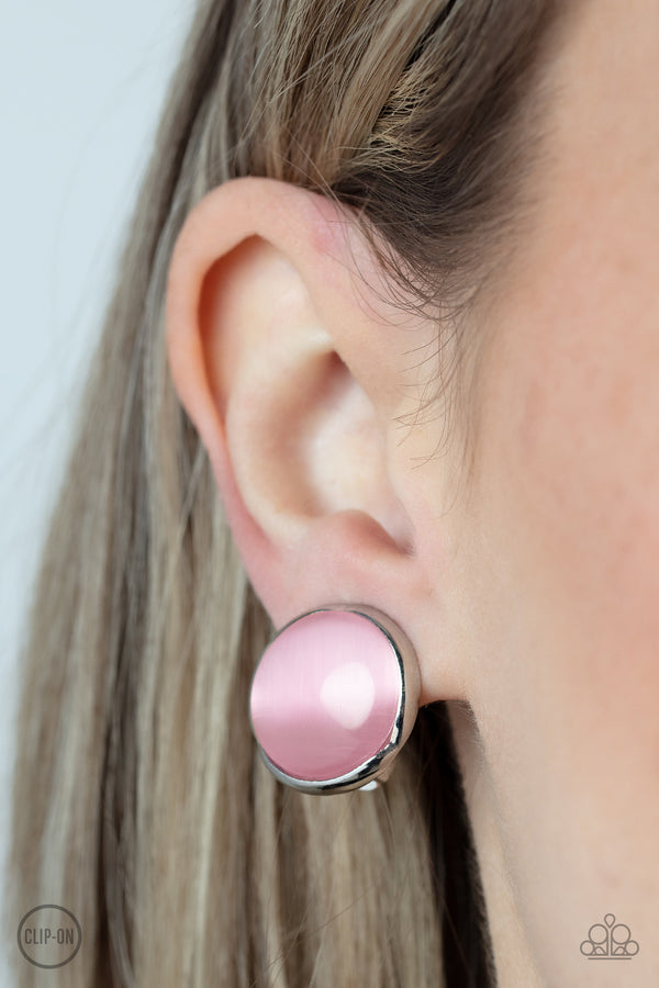 Cool Pools - Pink Earrings