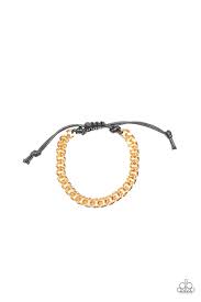 Throwdown - Gold Urban Bracelet