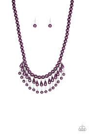 Miss Majestic - Purple Necklace