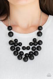 Miss Pop-YOU-larity - Black Necklace